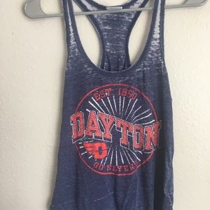 DAYTON flyers racerback womens tank
